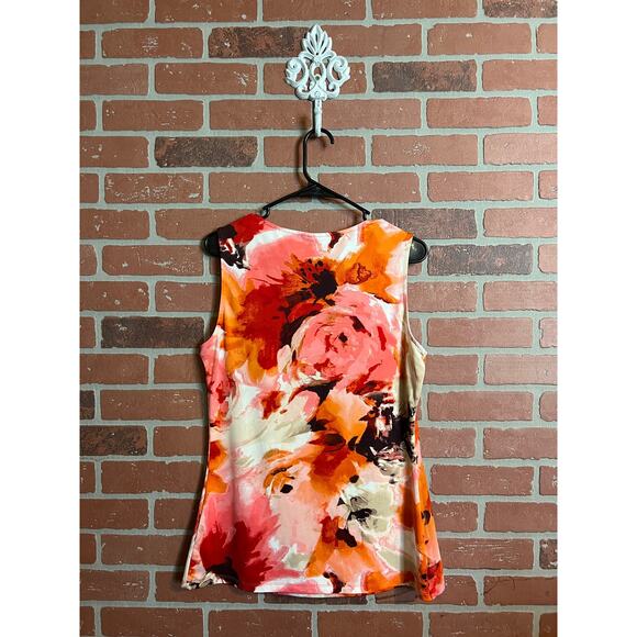 Dressbarn | Sleeveless Floral Blouse - Picture 6 of 6